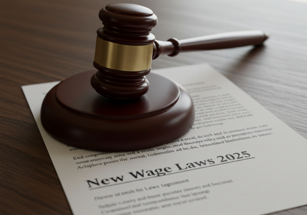 Legal document outlining California’s updated wage theft regulations.